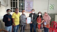 Tim Pokja Dewan pers RI saat melakukan verfak di kantor liputanbmr.com (Foto : Konni/TNews)