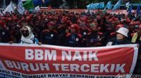 Demo Kenaikan BBM ( foto: detiknews )