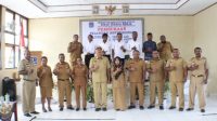 Staf Ahli II Bupati Bidang Pembangunan, Ekonomi, dan Keuangan Drs. I Putu Wiadnyana, SE,. M.M membuka Pelatihan Institusional diantaranya Kejuruan Teknik Las, Teknik Listrik, Garmen Apparel. (Foto : HumasPro)