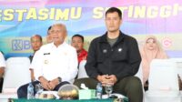 Letkol Inf Letkol Franki Susanto, S.E Membuka Turnamen Bola Volly Piala Dandim Cup I