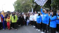 Bupati Labuhanbatu melepas gerak jalan bersama PWI Labuhanbatu