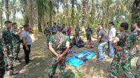 Penangkapan pelaku narkoba di tempat kejadian perkara oleh Personil Polres Labuhanbatu bersama Kodim 0209/LB