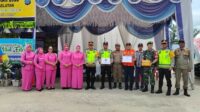 Foto Dokumentasi Kegiatan Berbagi Kapolres Labuhanbatu Selatan untuk Petugas Operasi Ketupat Toba 2023