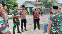 Wakapolres Labuhanbatu Selatan Kompol Bambang G Hutabarat SH.MH. bersama Kasdim 0209/LB Mayor Inf. Hendra Gunawan.