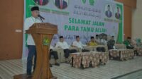 Bupati Asahan Lepas Keberangkatan Jamaah Calon Haji Di Asrama Haji Medan