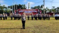 Kapolres Danu Agus Purnomo Pimpin Upacara Pelantikan Sejumlah Perwira di Polres Mura
