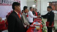 Gambar : Bupati FDW hadiri penamatan siswa SMA N 1 Tareran tahun 2023.