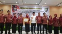 Caption Foto : Pemkab Bengkulu Utara Menoreh Penghargaan 8 Aksi Konvergensi Penurunan Stunting