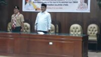 Gambar : Pj. Bupati Limi Resmi Lepas Kontingen Lomba Gerakan Pramuka kwarcab Bolmong Utusan Provinsi Sulut (14/6/2023).