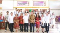 Gambar : Bupati FDW Hadiri HUT ke-54 Jemaat GMIM Bukit Zaitun Beringin (16/7/2023).