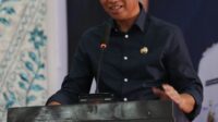 Wali Kota, Ir. Hj. Tatong Bara menerima kunjungan kerja Bupati Kabupaten Bolaang Mongondow Timur, Sam Sachrul Mamonto, S.Sos. M.Si dan jajaran Pemerintah Daerah Kabupaten Bolaang Mongondow Timur, Senin (24/7).
