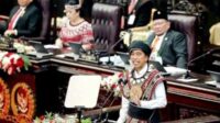 Gambar : DPRD Provinsi Sulawesi Utara gelar Rapat Paripurna Istimewa dalam rangka mendengarkan Pidato Kenegaraan Presiden RI, Ir. H. Joko Widodo jelang Hari Ulang Tahun Kemerdekaan ke-78 Negara Republik Indonesia, Rabu (16/8/2023) di Gedung DPRD Sulut.