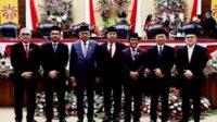 Gambar : DPRD Provinsi Sulawesi Utara gelar Rapat Paripurna Istimewa dalam rangka mendengarkan Pidato Kenegaraan Presiden RI, Ir. H. Joko Widodo jelang Hari Ulang Tahun Kemerdekaan ke-78 Negara Republik Indonesia, Rabu (16/8/2023) di Gedung DPRD Sulut.