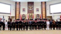 Gambar : DPRD Provinsi Sulawesi Utara gelar Rapat Paripurna Istimewa dalam rangka mendengarkan Pidato Kenegaraan Presiden RI, Ir. H. Joko Widodo jelang Hari Ulang Tahun Kemerdekaan ke-78 Negara Republik Indonesia, Rabu (16/8/2023) di Gedung DPRD Sulut.