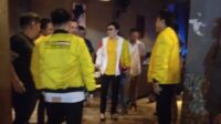 Markus Lodewik Pandeirot selalu mendamping ketua DPD II Partai Golkar Bolmong Aditya Didi Moha menyambut kunjungan Ketua DPD I Partai Golkar Sulut Cristiany Paruntu