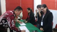 Bupati Minahasa Selatan Franky Donny Wongkar, SH., hadir pada Sidang Terbuka Senat Universitas Sam Ratulangi Manado dalam rangka Penganugerahan Gelar Doktor Honoris Causa Bidang Ilmu Manajemen Kepada Gubernur Sulawesi Utara Bapak Prof. (H.C.) Olly Dondokambey, SE., bertempat di Auditorium Universitas Sam Ratulangi Manado, (21/09/2023).