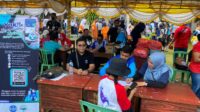 BPJS Kesehatan Cabang Biak Numfor hadir di kegiatan Senam Bersama Alumni yang diselenggarakan di SMA Negeri 1 Biak Kota untuk untuk memperkenalkan Aplikasi Mobile JKN