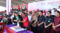 Gambar : Bupati Minsel FDW Hadiri Ibadah Syukur HUT ke-61 Pria/Kaum Bapa Sinode GMIM Tahun 2023, Minsel (13/10/2023).