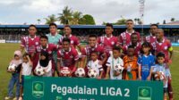 Tim PSBS Biak Saat Laga Melawan Tim Persipura, Minggu (10/12) di Stadion Cendrawasih Biak