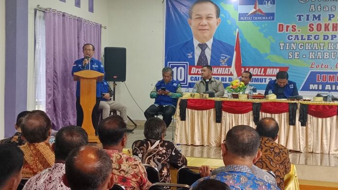 Korcam dan Kordes Nisut Resmi di Kukuhkan, Koordinator Terpilih Beserta Ribuan Masyarakat Yang Hadir Siap Untuk Mengantarkan Sokhiatulo Laoli Menjadi DPR RI