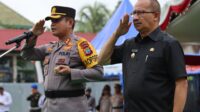 Jelang Pengamanan Nataru, Polres Kotamobagu Laksanakan Gelar Pasukan Operasi Lilin Samrat 2023, Ini Katanya
