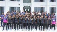 Wakil Bupati Lepas Tim Sepakbola SSB Mezzaluna Asahan