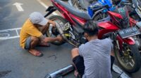 Sat Lantas Polres Kotamobagu Razia Knalpot Brong