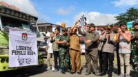 Forkopimda Kotamobagu Sambut Kunjungan Tim KPU dan Forkopimda Sulut, hingga Pimpin Pendistribusian Logistik