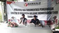 Bawaslu Boltim Gelar Publikasi dan Dokumentasi Pengawasan Logistik di Boltim