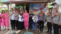 Sambut Hari Bhayangkara ke-78, Polres Kotamobagu Laksanakan Bansos Fasilitas Air Bersih di tiga Kecamatan