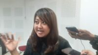 Koordinator Komite Lokal acara, Pdt. Devina Widiningsih, M.Th. saat diwawancarai keterlibatan UKDW dalam acara ini.