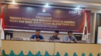 KPUD Pesisir Selatan Sosialisasikan Tahapan Pencalonan Pemilu Serentak 2024