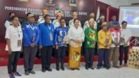 Pasangan Norlin Mamoribo-Hein Korwa Resmi Mendaftar sebagai Calon Bupati dan Wakil Bupati Supiori 2024-2029