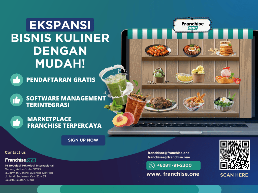 Invitation kepada franchisor untuk bergabung di FranchiseOne