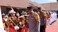 Kapolres Kotamobagu Resmi lepas Kontingen Patroli Keamanan Sekolah dan Polisi Cilik Tahun 2024