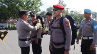 Siap Amankan Pilkada 2024, Polres Kotamobagu Gelar Apel Pergeseran Pasukan ke TPS