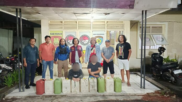ResNarkoba Polres Kotamobagu Gagalkan Pengiriman Ratusan Liter Cap Tikus Asal Minsel