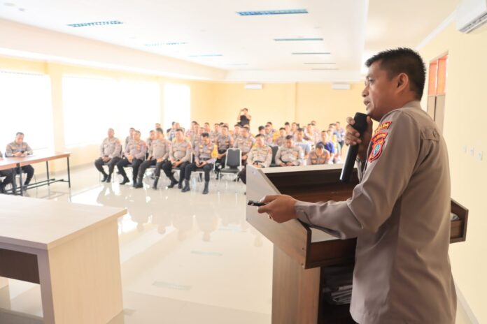 Wujudkan Personel Profesional, Polres Kotamobagu Ikuti Pembinaan dari Biro SDM Polda Sulut
