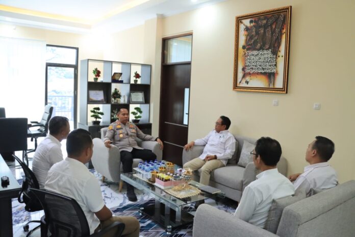 Kapolres Kotamobagu Terima Kunjungan Plt. Kepala Balai TNBNW, Bahas Tindak Lanjut Operasi PETI
