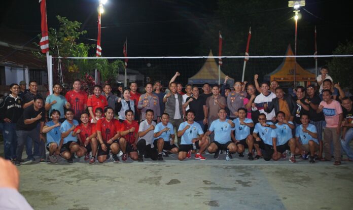 Open Turnamen Voli Ball Kapolres Cup Sukses Digelar, Walikota Kotamobagu Hadiri Grand Final dan Acara Penutupan