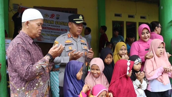 Polres Kotamobagu Salurkan Bantuan Sosial ke Panti Asuhan dalam Rangka Memperingati Hari Bhayangkara ke-79
