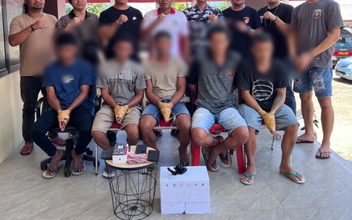 Lima Tersangka Pencurian Kopra Sebanyak 844 Kg Diamankan Tim Resmob Polres Kotamobagu