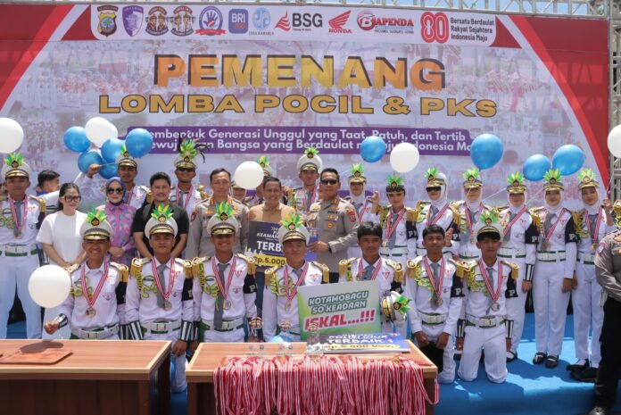 Gambar: Polres Kotamobagu Sabet Juara 1 Pocil dan PKS, Satu-satunya Perwakilan BMR di Grand Final (2/7/2025)(Foto:Muklas).