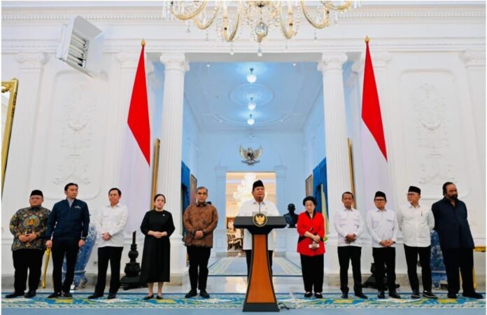 Prabowo Kumpulkan Ketum Parpol di Istana, Bahas Stabilitas Nasional
